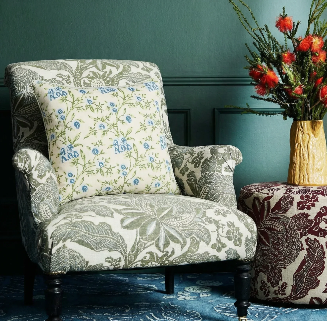 Pea Flower | Blue | 50 x 50 | 30% Off