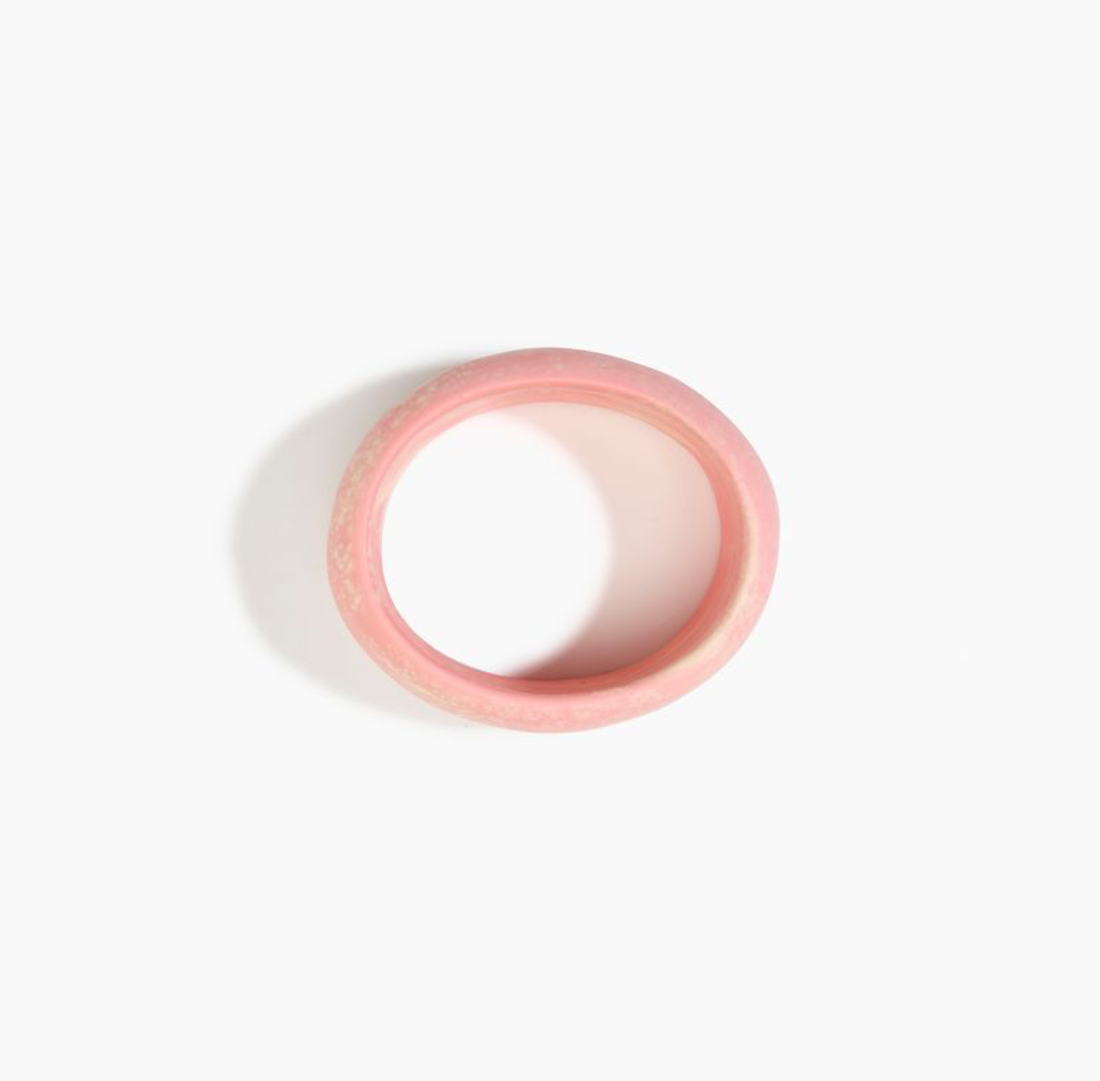 Medium Organic Oval Bangle | Blossom