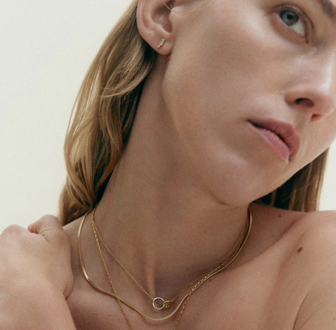 Vantage Topaz Studs | 18k Gold Vermeil