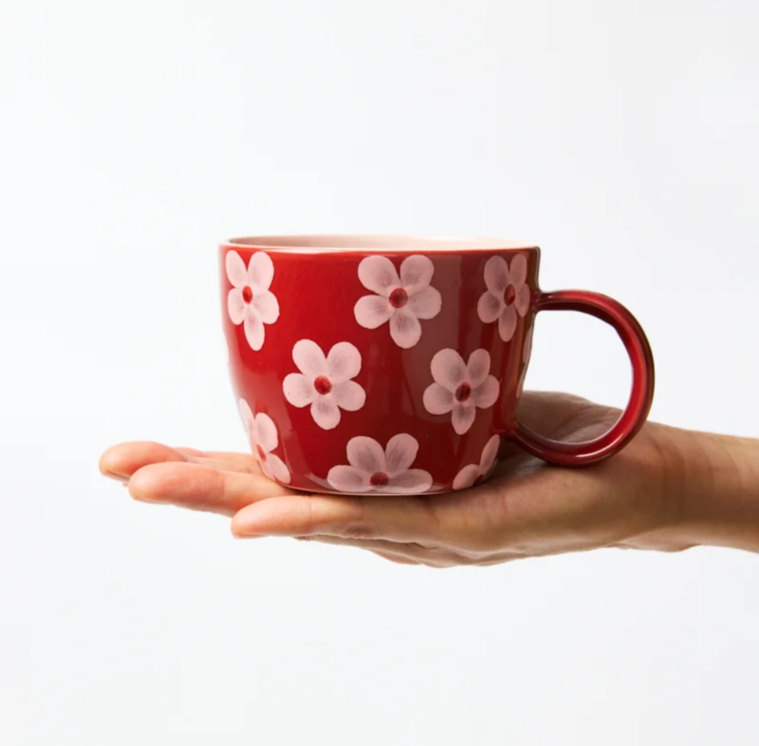 Mug | Daisy | Wine