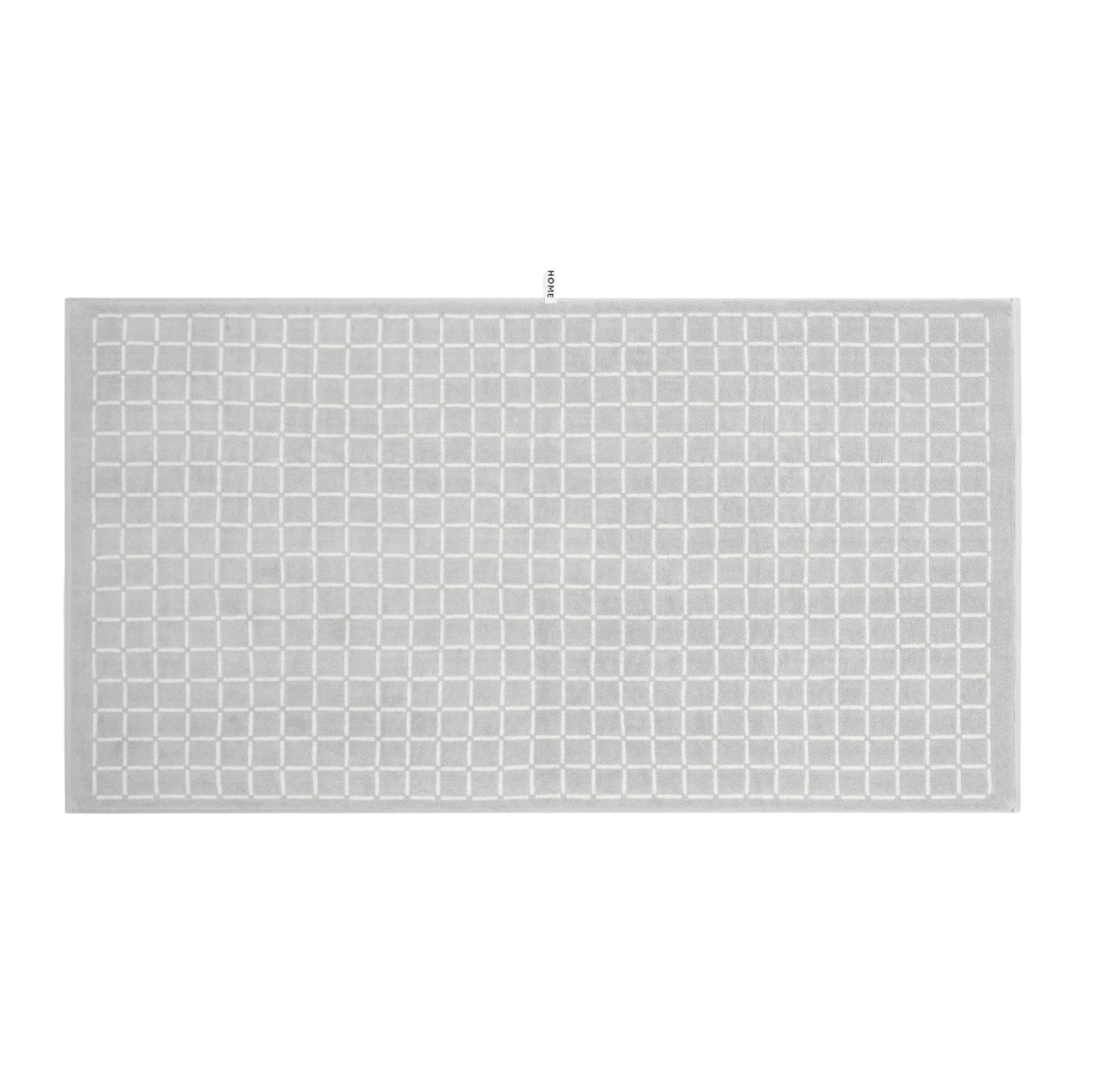 Bath Sheet | Grid | Butter Stone