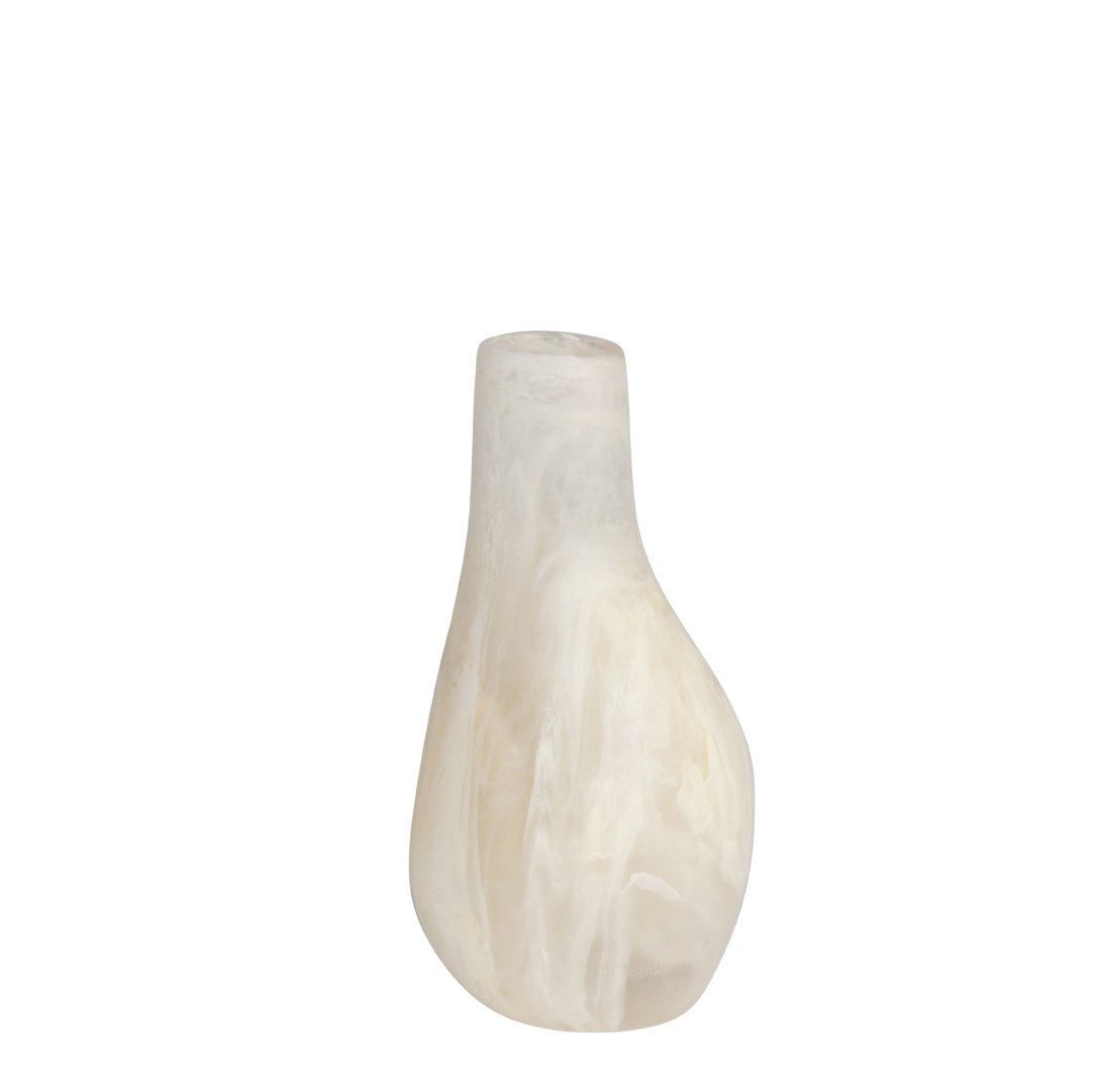 Liquid Vase | Chalk Swirl | M