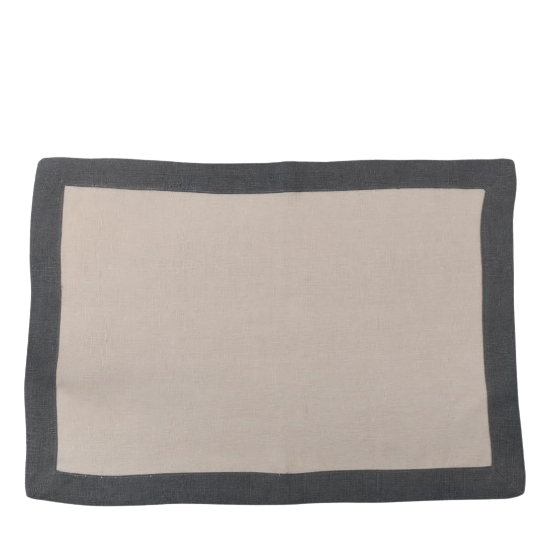 Linen Placemat | Storm | Set 4