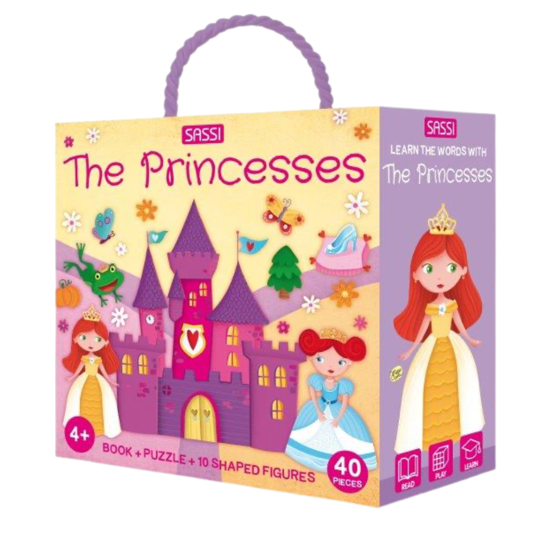 3D Puzzle & Book Set | The Princesses
