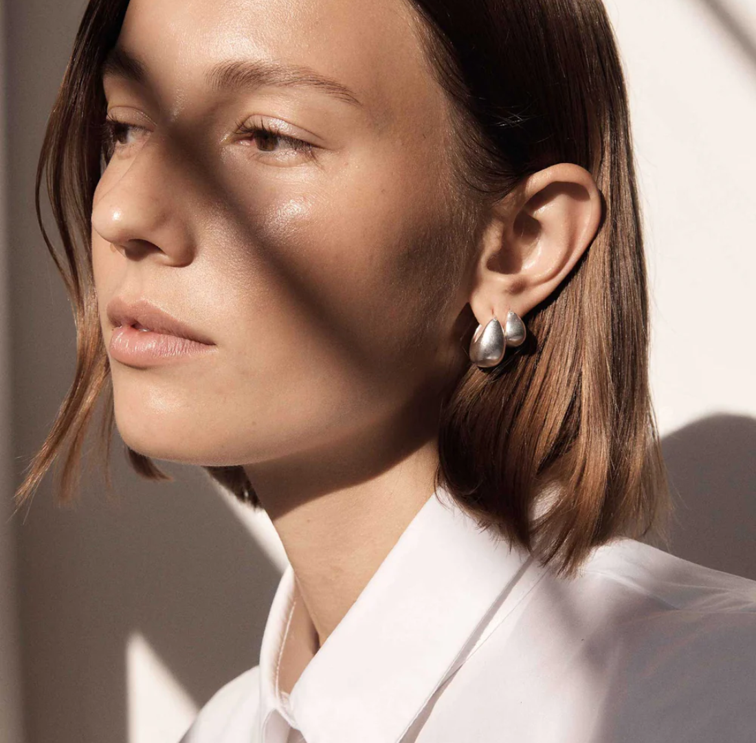 Tresor Hoops | Medium | Sterling Silver