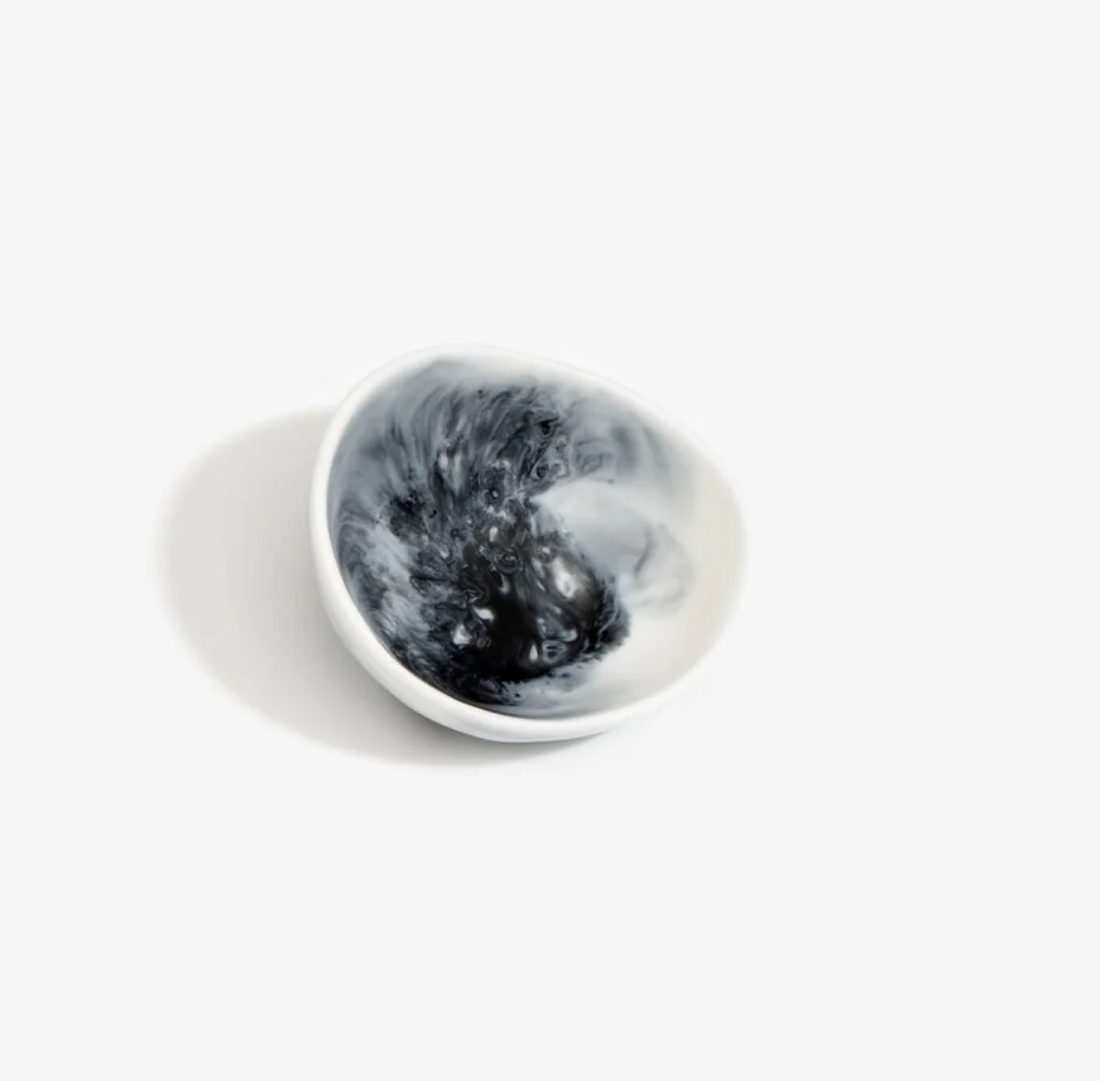 Flow Spice Dish | White Marble