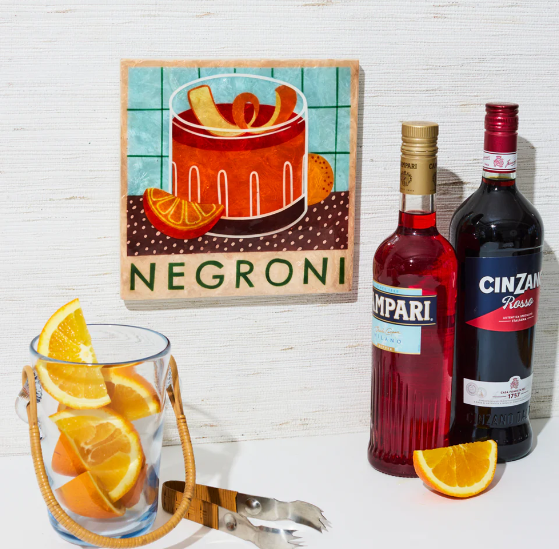 Happy Hour Negroni Tile