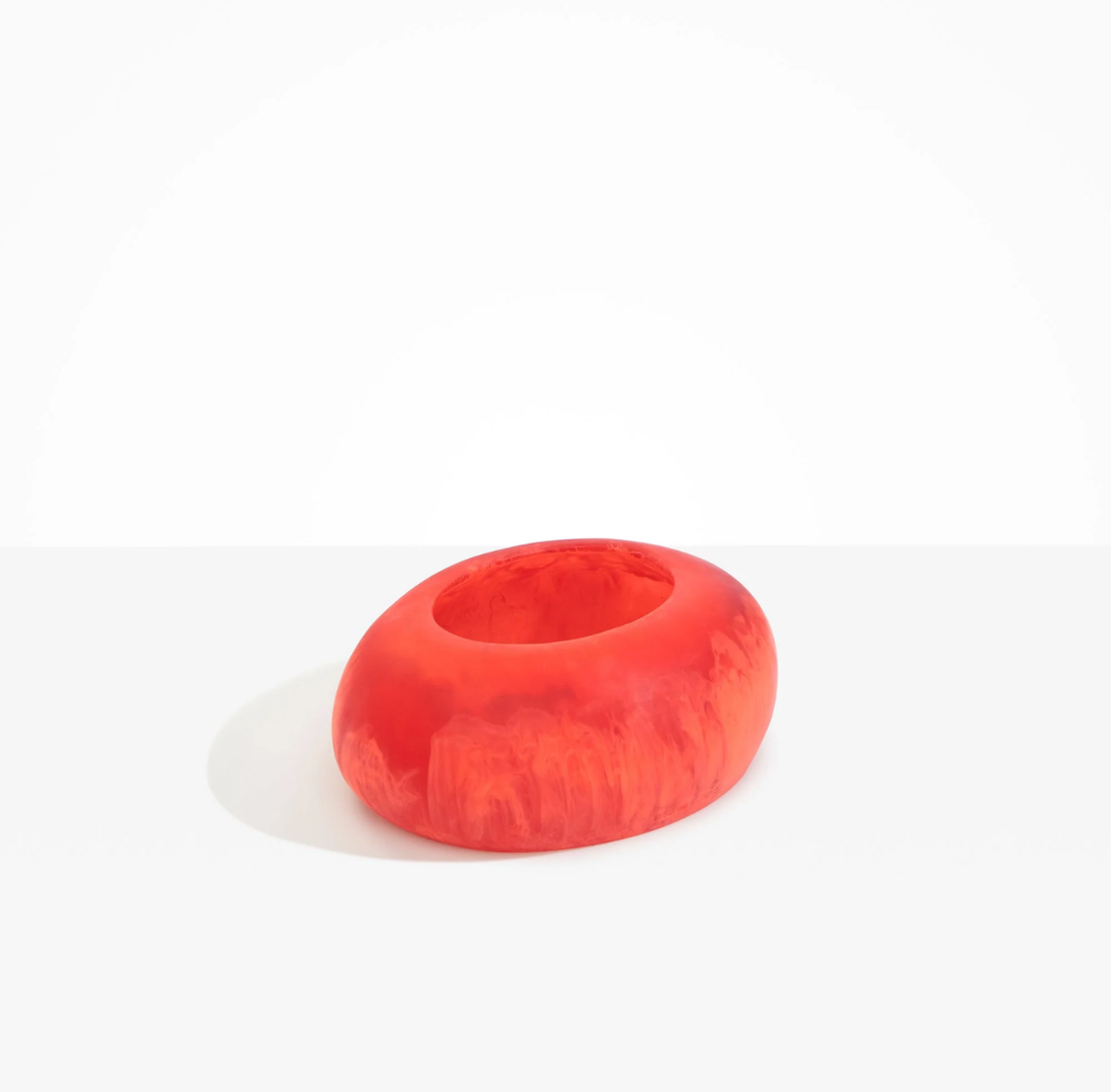 Flat Rock Vase | Lychee