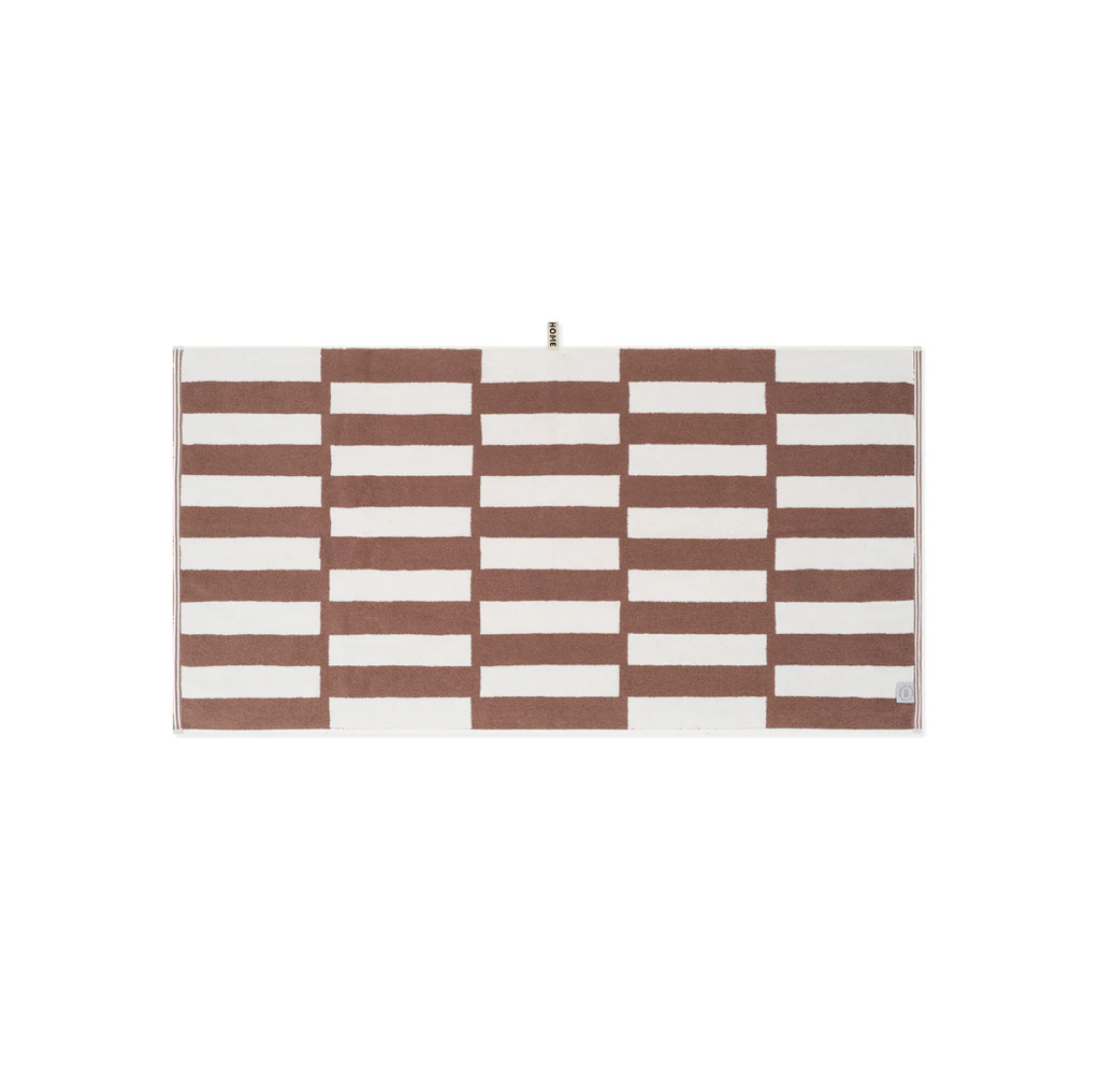 Stack Bath Towel | Coffee + Ivory