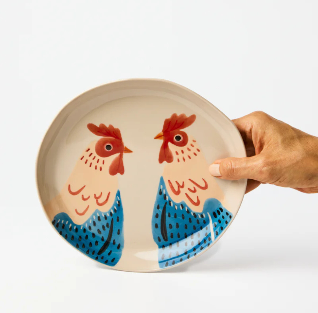 Coop Barn Blue Plate