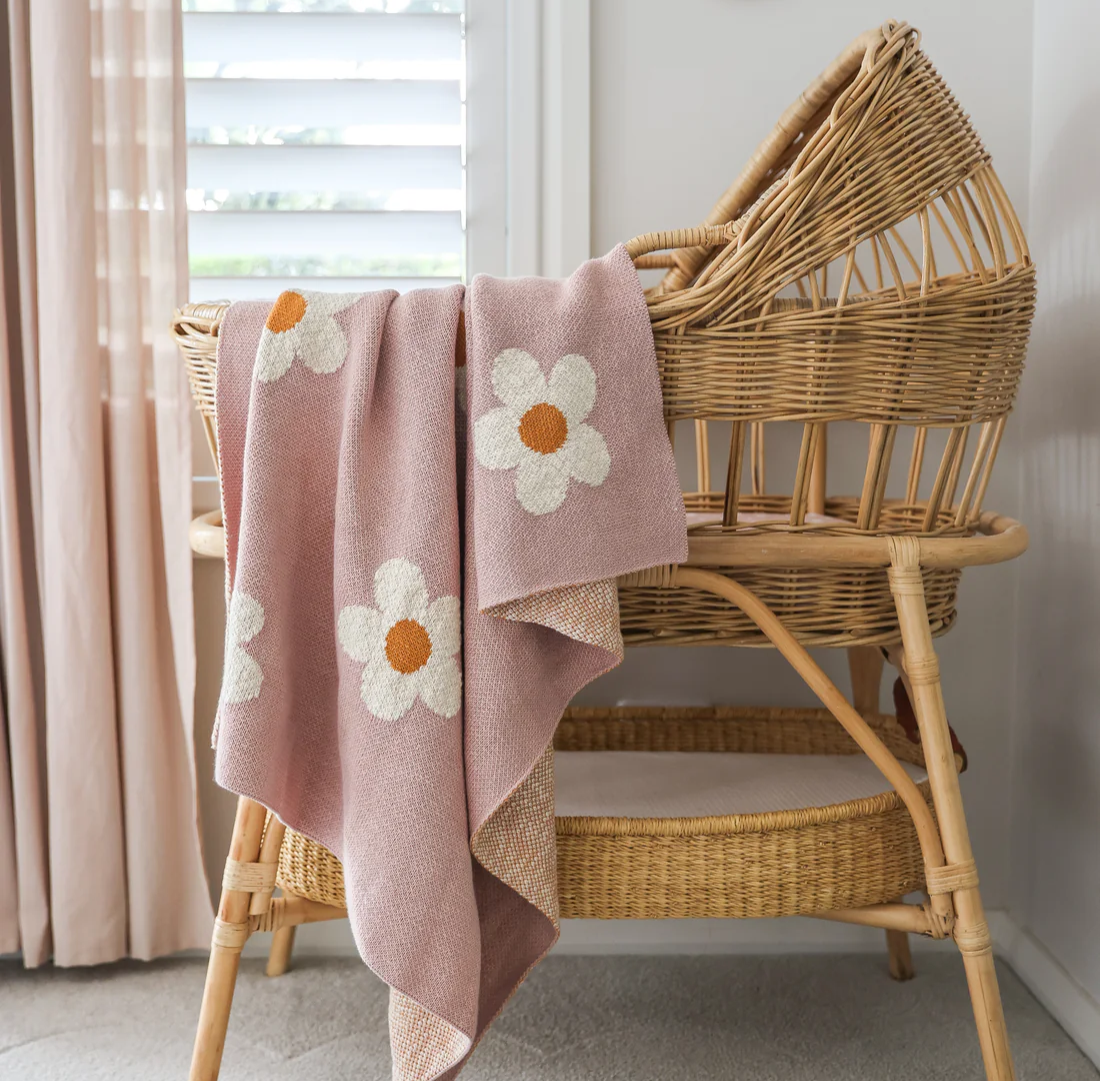 Daisy Days Blanket | 100cm x 80cm