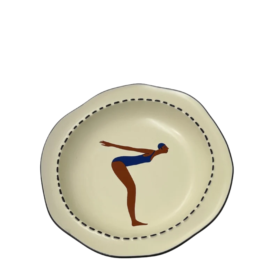 Take Your Mark Bowl | Vanilla + Navy
