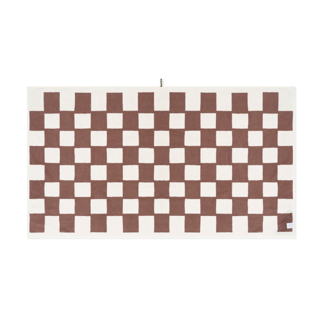 Brick Bath Sheet | Coffee + Ivory