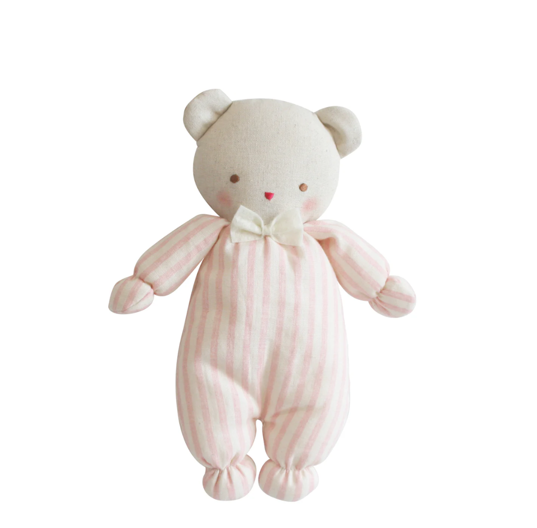 Baby Ted 25cm | Pink Stripe