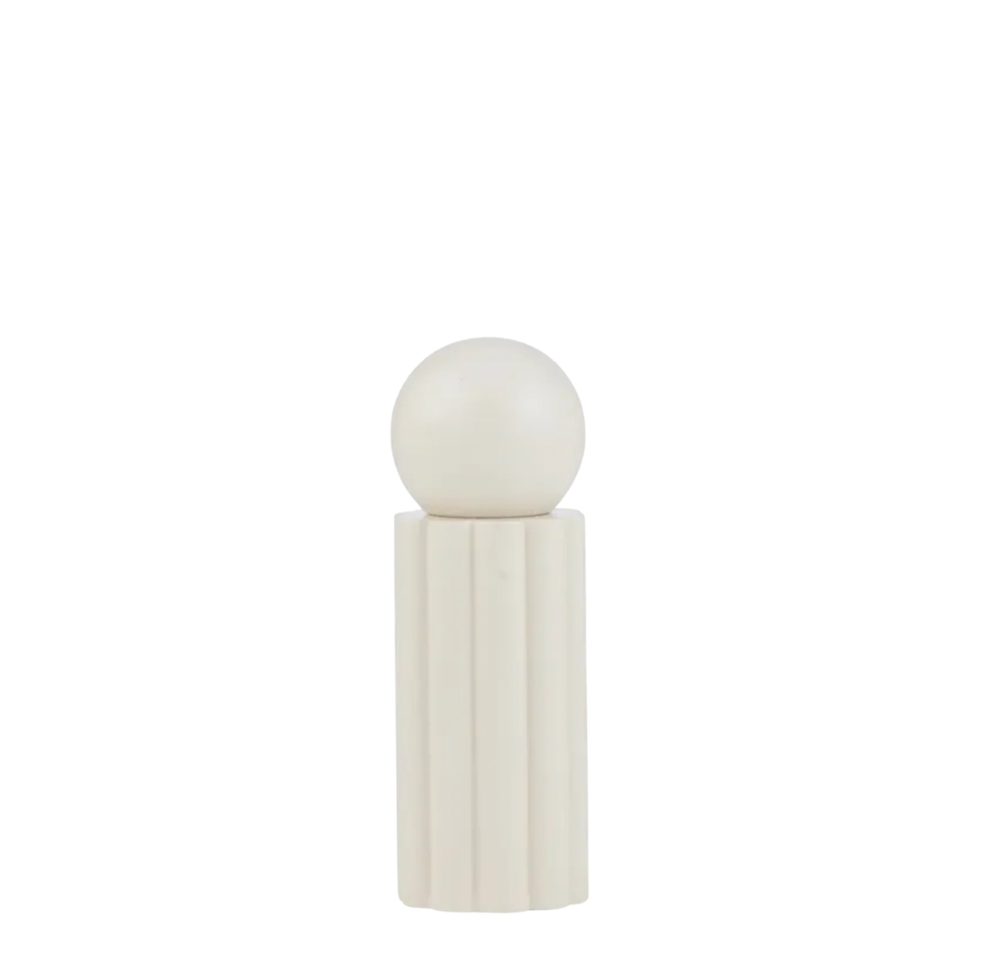 Wood S&P Grinder 16cm | Ivory