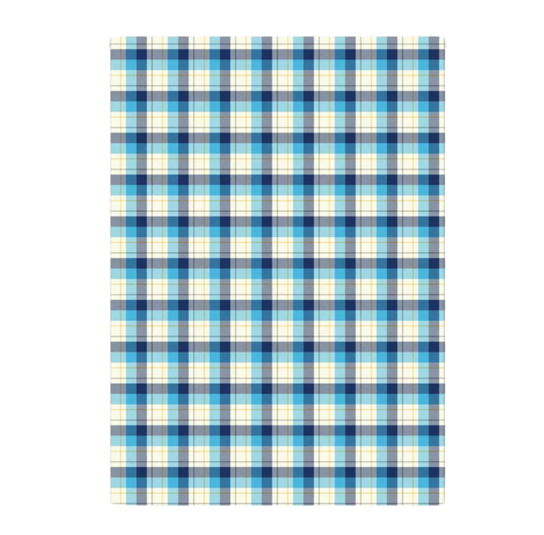Tea Towel | Blue Tartan