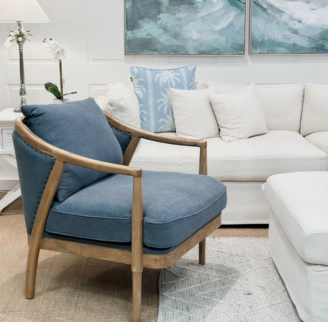 Asteria Armchair | Linen Blend