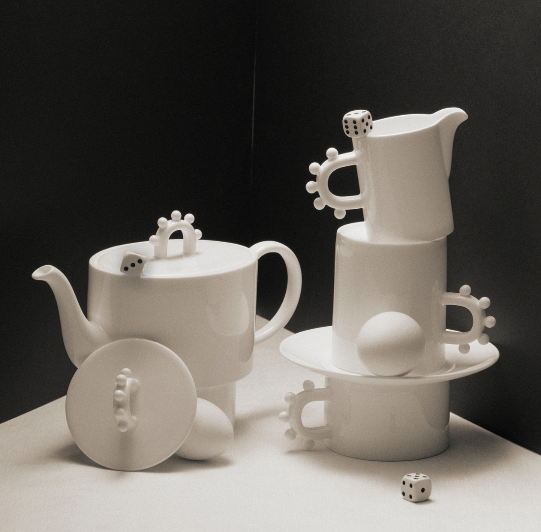 Pomponette Teacup + Saucer