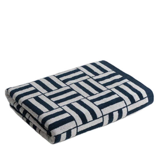 Willis Pool Towel | Obsidian + Stone