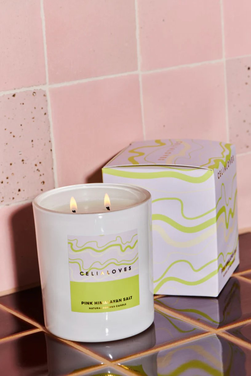 Candle | Pink Himalayan Salt | 80hrs