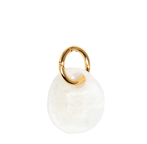 Earth Keyring | Chalk | Brass