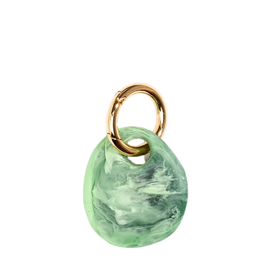 Earth Keyring | Moss | Brass