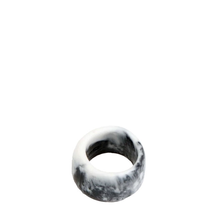 Band Ring | White Marble