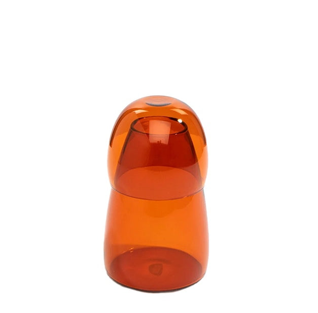 Glass Pebble Carafe + Glass | Amber
