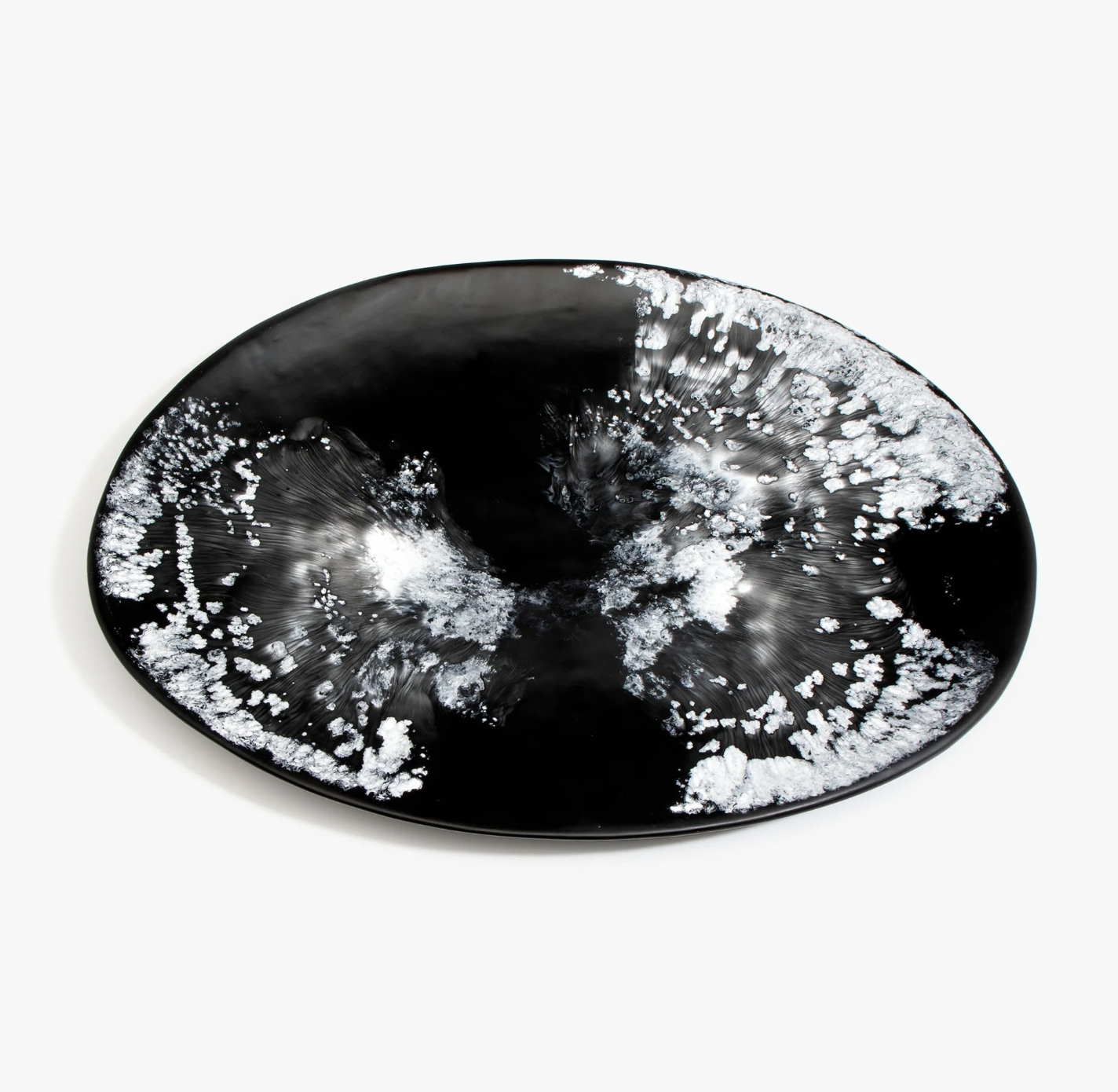 Long Temple Platter | Black Marble