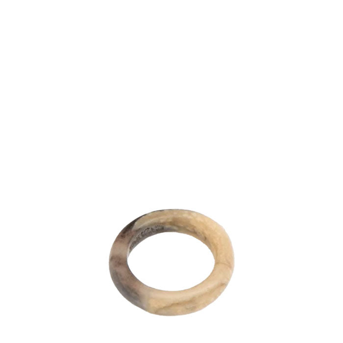 Modern Tribal Band Ring | Sandy Pearl