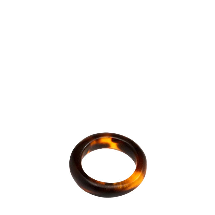 Modern Tribal Band Ring | Tortoise