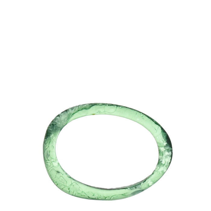 Rock Wishbone Bangle | Moss