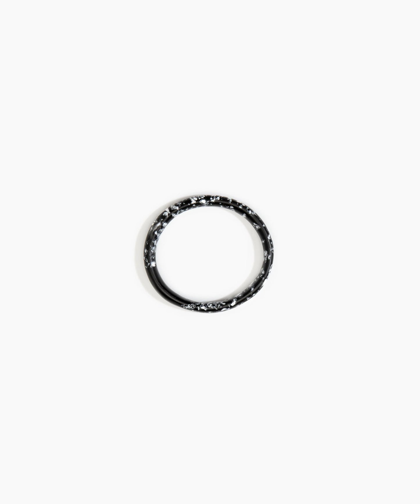 Wishbone Bangle | Black Marble