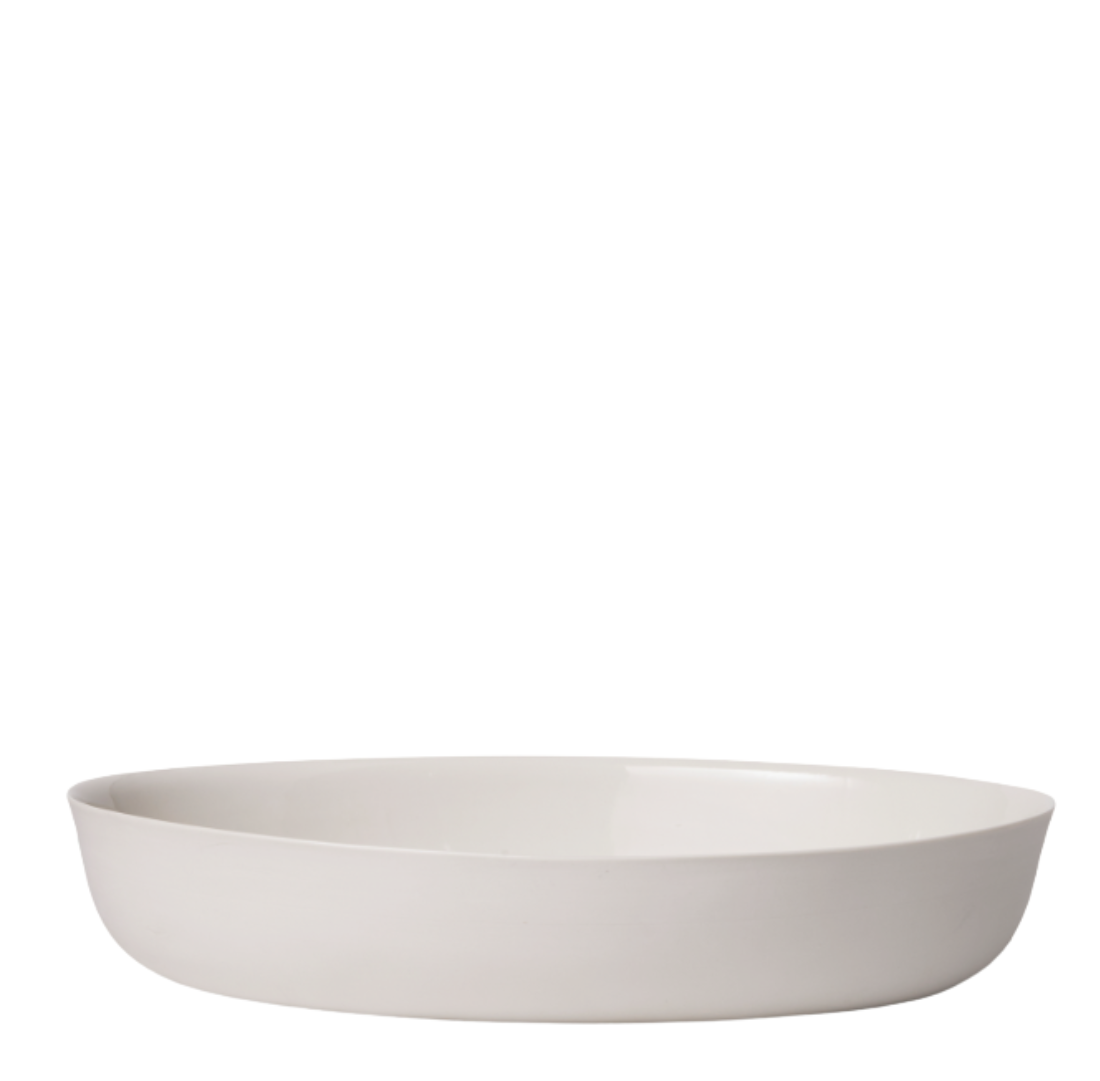 Baker Oval Large | Milk