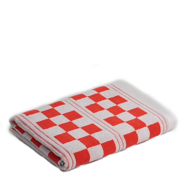 Busby Pool Towel | Cloud + Ranch Red