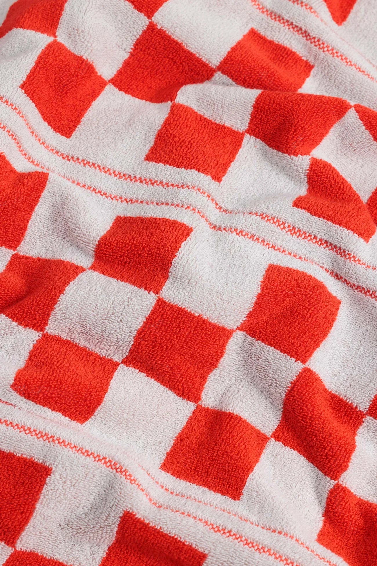 Busby Pool Towel | Cloud + Ranch Red