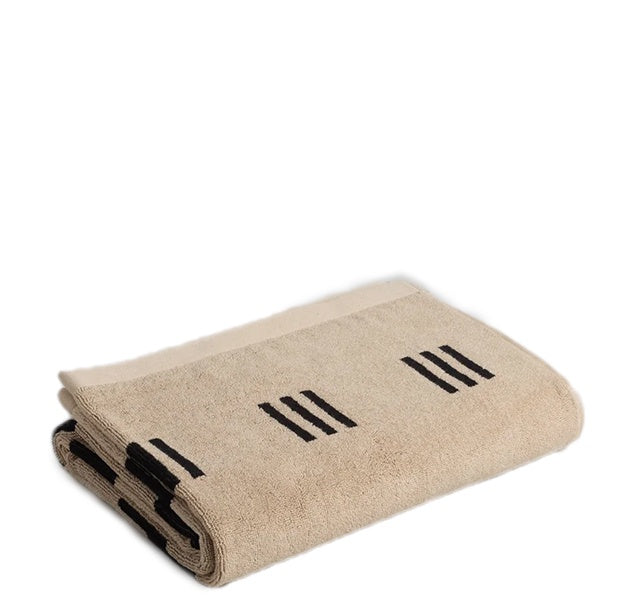 Claremont Bath Towel | Sand + Noir