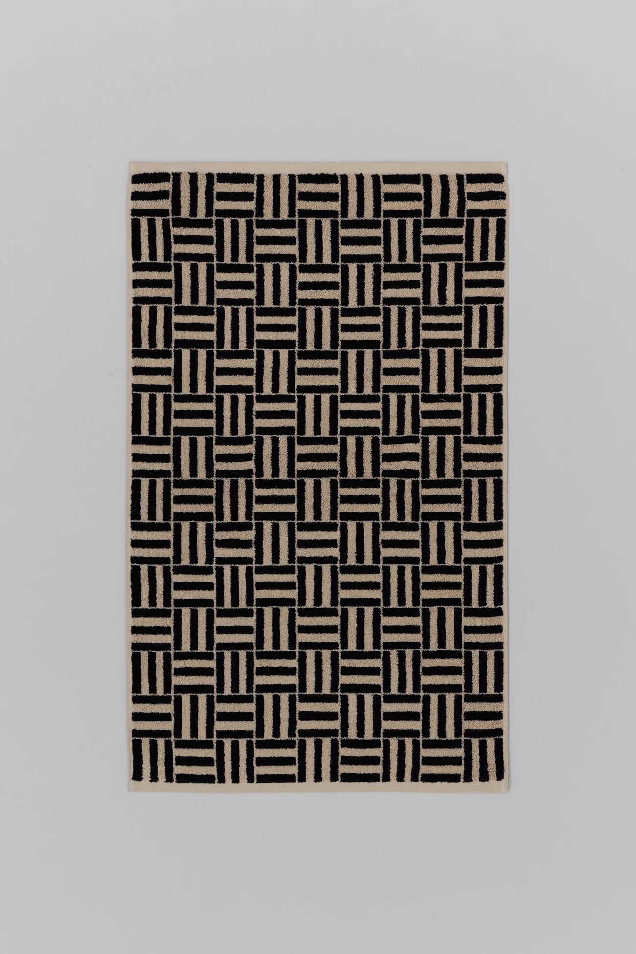 Saroma Bath Mat | Sand + Noir | 30% Off