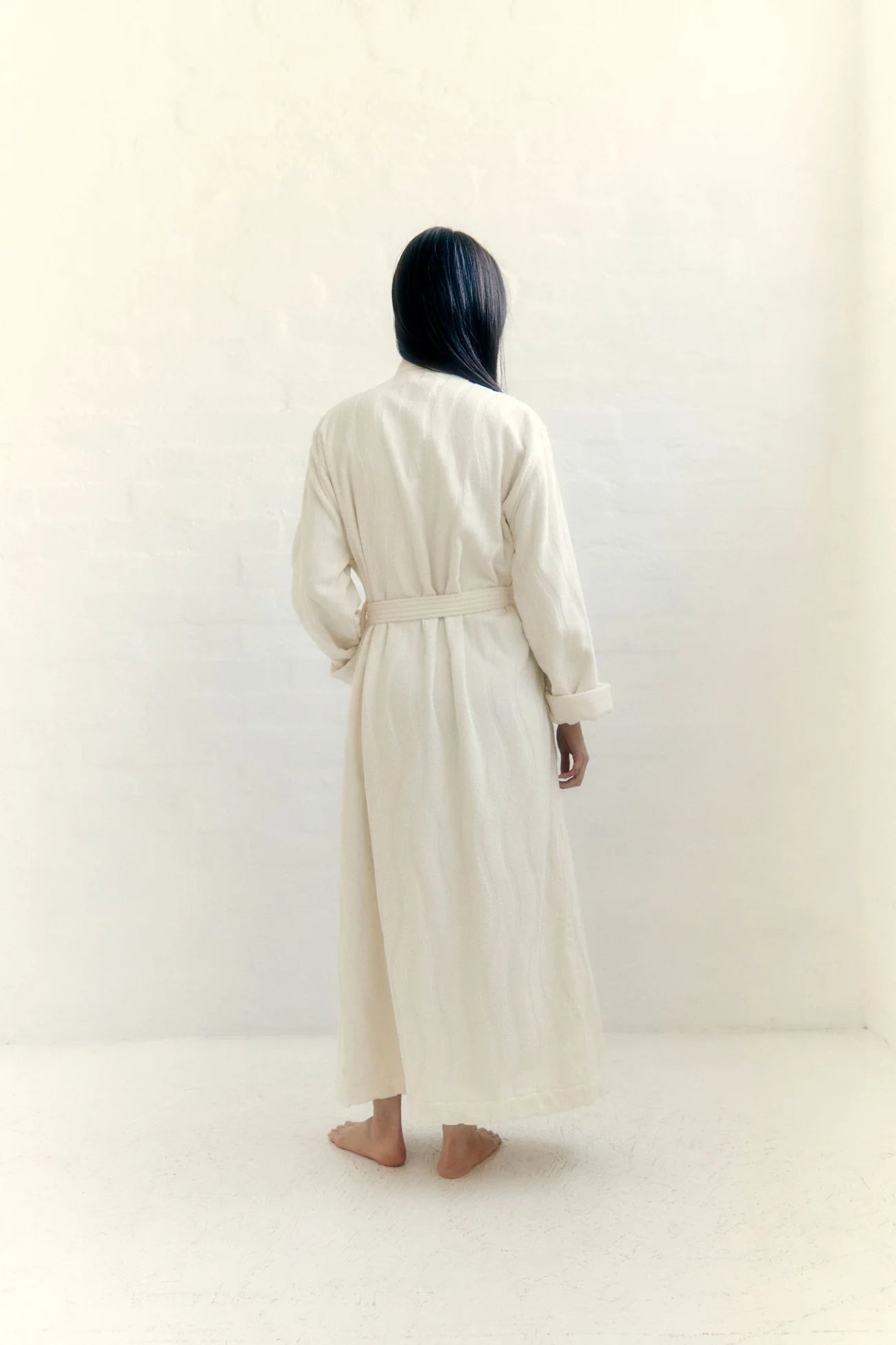 Baina Bath Robe | Ivory