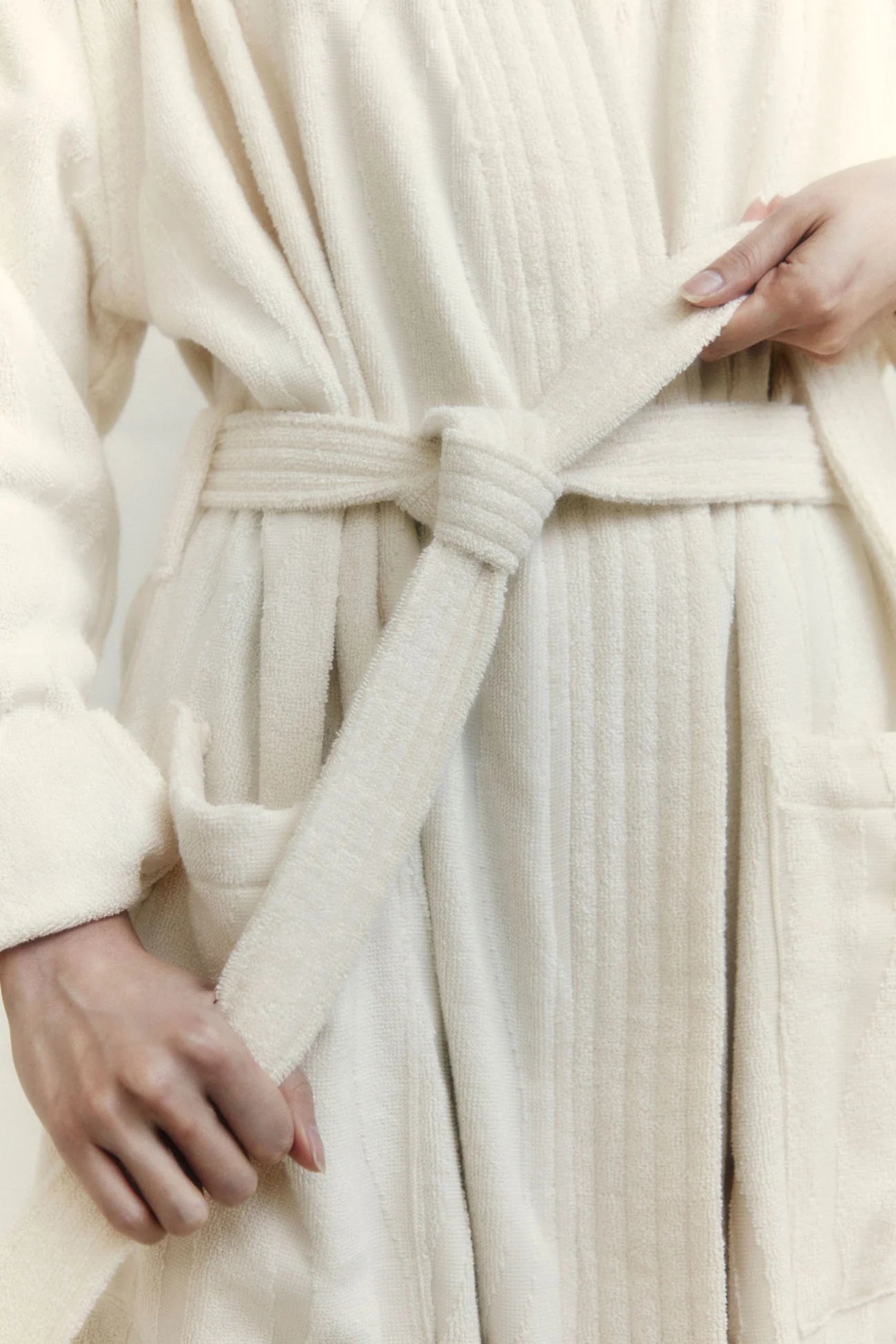 Baina Bath Robe | Ivory