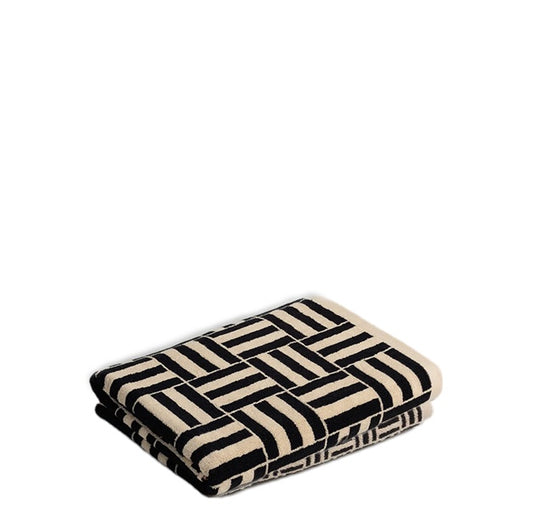 Willis Pool Towel |  Sand & Noir