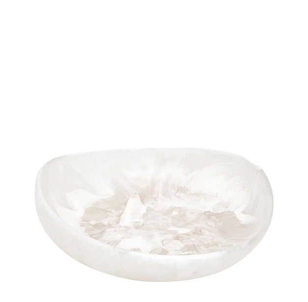 Flow Bowl | White Clear | Medium