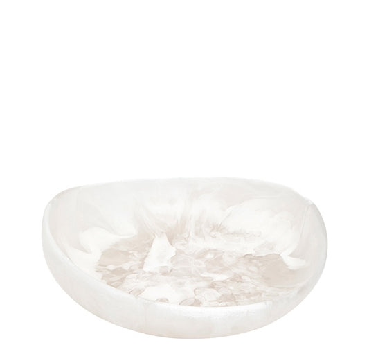 Flow Bowl | White Clear | Medium