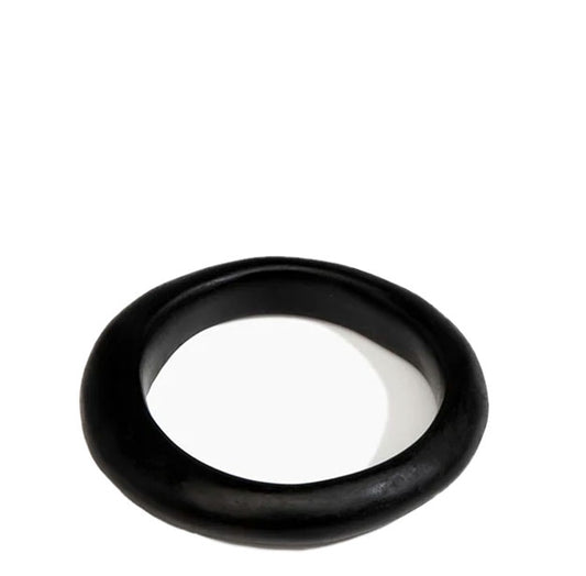 Small Organic Bangle | Black