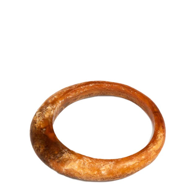 Small Organic Bangle | Dark Horn