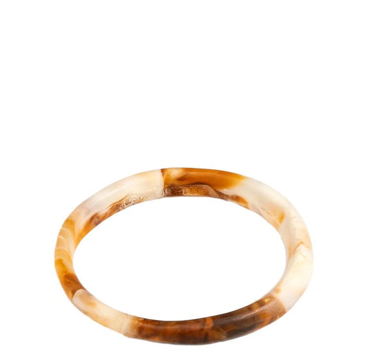 Wishbone Bangle | Light Horn