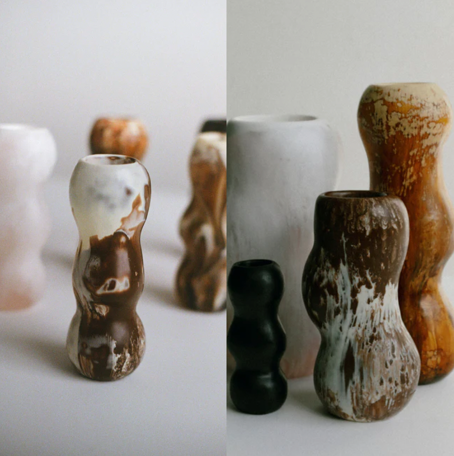 Mountain Vase | Dark Horn | Small