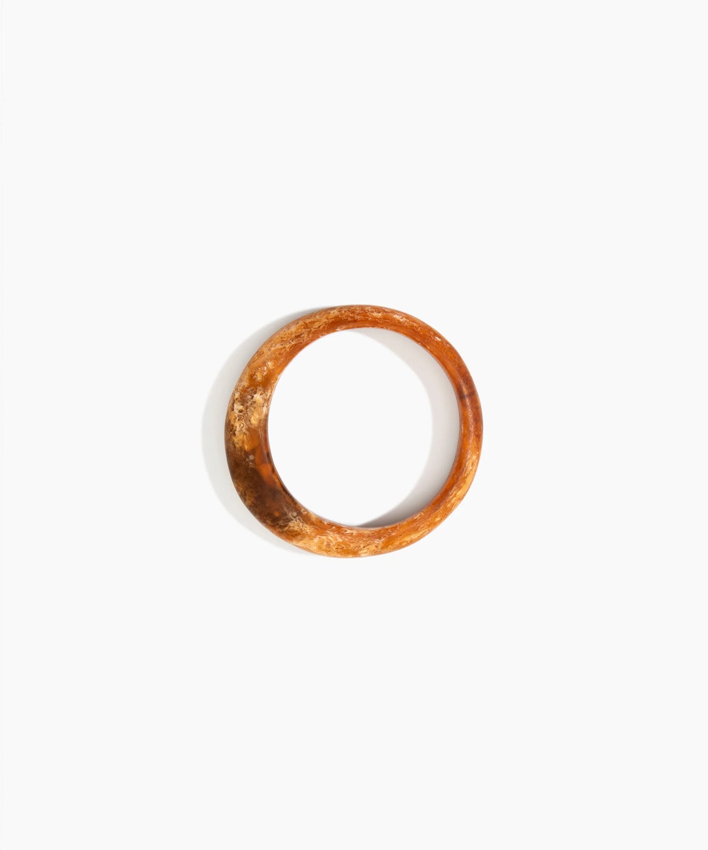 Small Organic Bangle | Dark Horn
