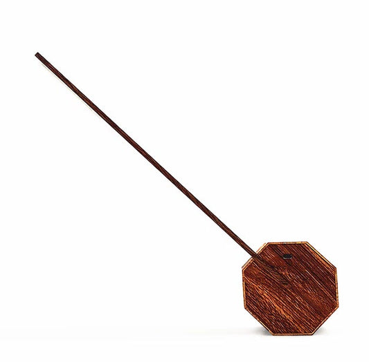 Gingko Octagon Desk Lamp | Natural Walnut