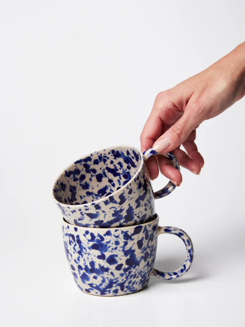 Mug | Splatter | Blue